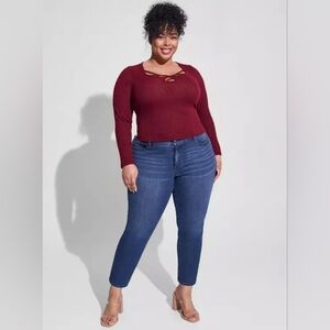 Perfect Skinny Ankle Premium Stretch Mid-Rise Jean - PLUS 10R (C1-2)